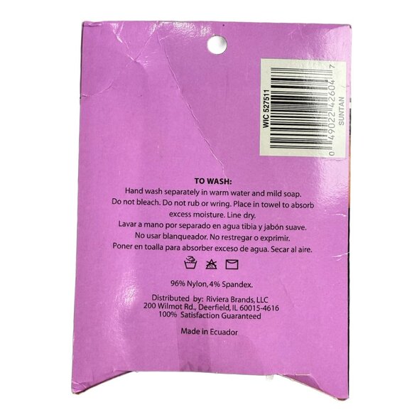 Ravinia Women’s Hosiery 2 Knee-Highs Black, Suntan 1 Pantyhose Suntan Queen Plus - Picture 2 of 7